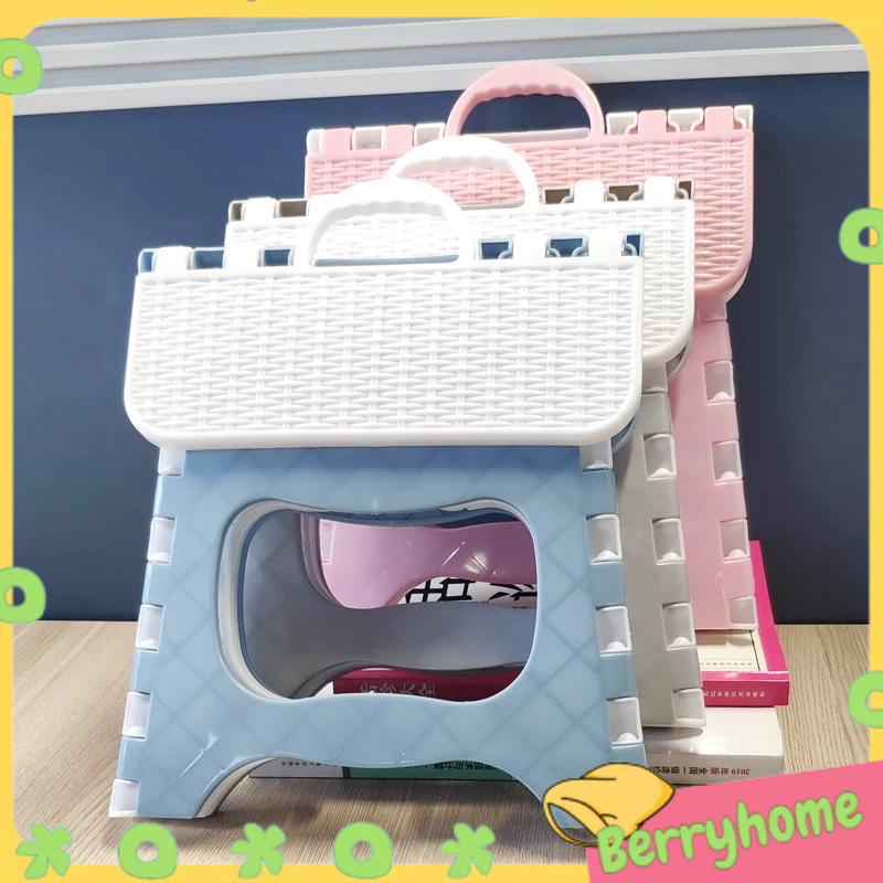 Ghế Xếp Đa Năng Bằng Nhựa Tiện Dụng Khi Đi Cắm Trại BerryHome~