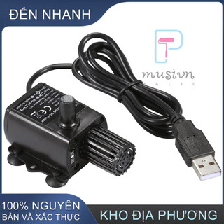  Máy bơm nước không chổi than USB DECDEAL có bộ lọc Máy bơm dầu nước không chổi than siêu yên tĩnh Mini DC5V Máy bơm phun nước chìm chống nước Bể cá tuần hoàn 150L   H Nâng 1,2W 