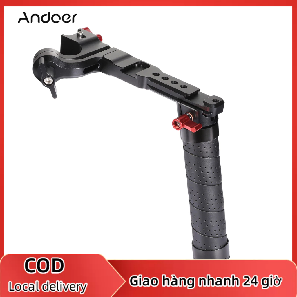 Andoer Tay Cầm Bằng Nhôm Với Đầu Nối 1 / 4 3 / 8 Thay Thế Cho dji ronin s 2 / ronin sc 2