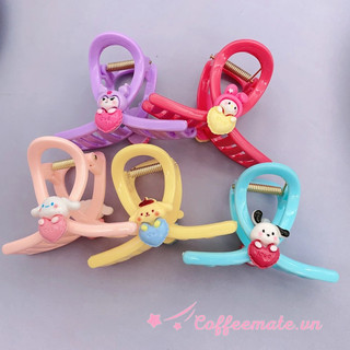 Sanrio kẹp tóc cá mập hình trái tim / cá mập dễ thương cho bé gái