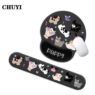 Miếng Lót Chuột Có Đệm Hỗ Trợ Cổ Tay Bằng Cao Su Non Mềm 50 Kiểu Hoạt Hình Dễ Thương Cho Máy Tính / notebook