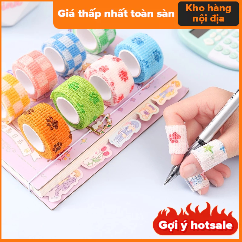 Ngón tay băng sinh viên ngón tay băng chống mài mòn chống callus không dệt tay bảo vệ keo