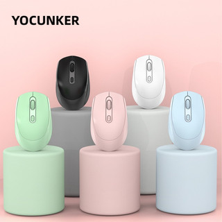 YOCUNKER Màu Sắc Chuột Không Dây bluetooth + 2.4Ghz Hai Chế Độ Sạc Pin Tiện Dụng