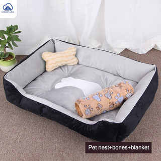 CHONGTAOQI Kennel Đệm Ngồi Ấm Áp Bốn Mùa Cho Thú Cưng