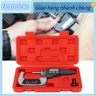 Panme đo điện tử kỹ thuật số 0 001mm Máy thước cặp bên ngoài Homdeko