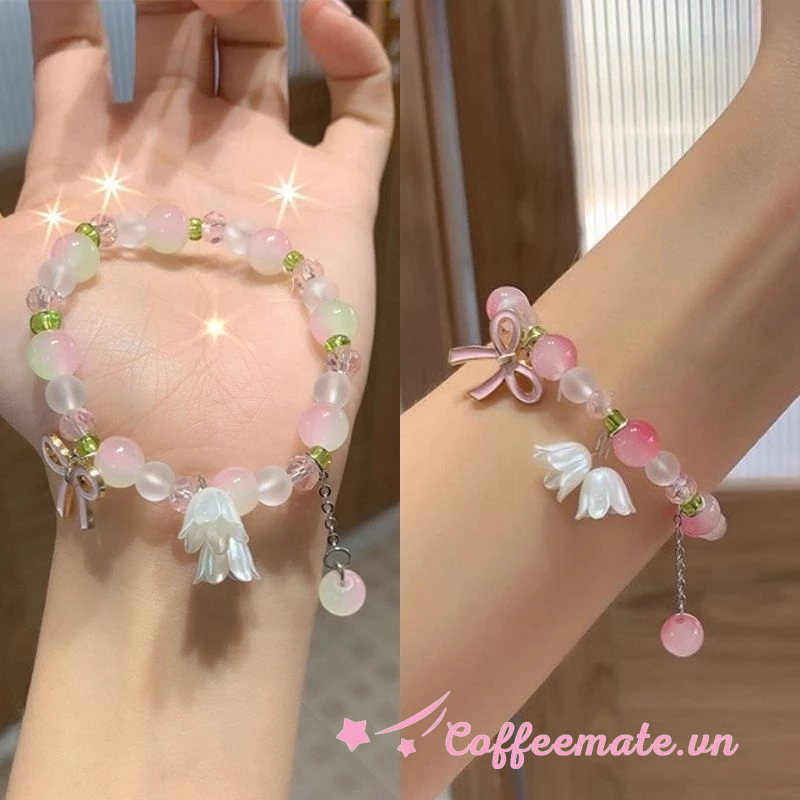 ⚡CM⚡Vòng Tay Hoa lily of the valley Thời Trang Thanh Lịch Cho Nữ Bán Chạy Trên tagram 2024