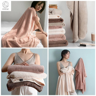 Cofaz khăn tắm xuất hàn quốc cao cấp, size lớn 70x140cm - siêu mềm mịn, siêu bền