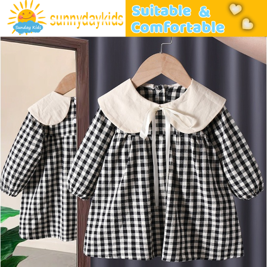 Đầm Công Chúa Tay Dài Đáng Yêu Thời Trang Xuân Thu Cho Bé Gái