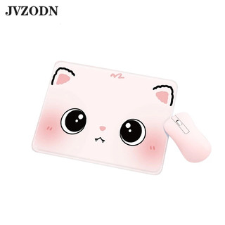 JVZODN Dễ Thương Tấm Lót Chuột Máy Tính Bằng Silicon Dày Mềm Chống Trượt Hình Mèo Hoạt Họa