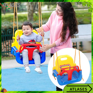 Bộ Ghế Xích Đu 3 Trong 1 Cho Bé Tập Đi Chống Lật Ốc Có Thể Tháo Rời An Toàn Trẻ Em Sân Chơi Nhà Ngoài Trời Xanh Dương  Atlases~