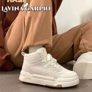 Giày LAVINA CARPIO đế bằng cổ cao chống trượt thoải mái thời trang nữ