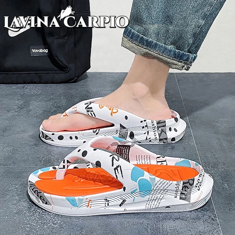 Dép xỏ ngón LAVINA CARPIO phong cách thể thao chống trượt thời trang đi biển cho nam
