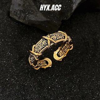 Nhẫn Nữ Vintage Vàng Chữ Thập Cá Tính Thoáng Mát Vintage Nhẫn