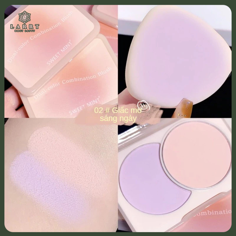 Phấn Má Hồng Hai Màu Sắc Tông Lì Cao Cấp Dành Cho Người Mới Bắt Đầu