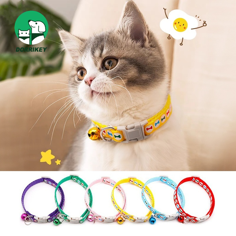 DORRIKEY Vòng Cổ Họa Tiết Xương Cho Thú Cưng HZMPS0100