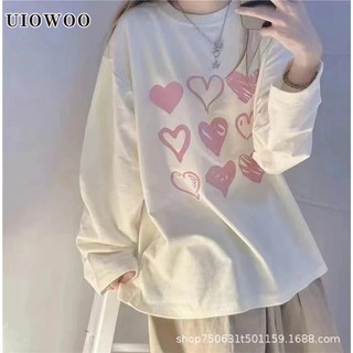 Áo Thun Nữ Dài Tay Cổ Tròn Thời Trang Hàn