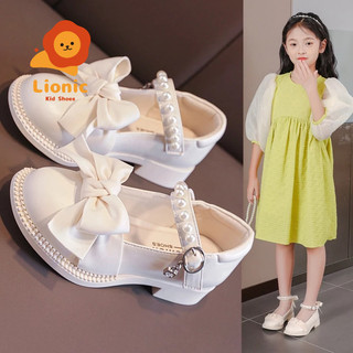 🎀Giày Da Cho Bé🎀Giày Búp Bê Da Đế Mềm Đính Nơ Thời Trang Xuân Thu 2023 Cho Bé Gái