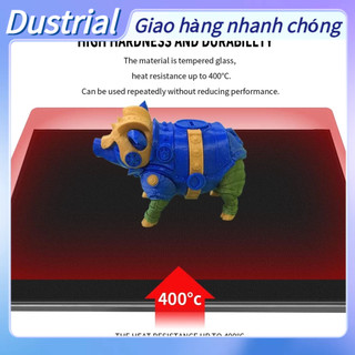 Máy in 3D Giường kính 220x240x4mm Tấm cường lực xây dựng nền tảng bề mặt cho Anycubic MEGA S Dustrial