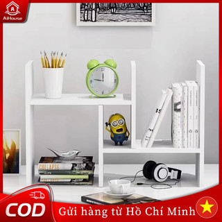 Giá sách để bàn để bàn kệ kết hợp miễn phí tủ sách tủ lưu trữ máy tính để bàn văn phòng giá sách đơn giản