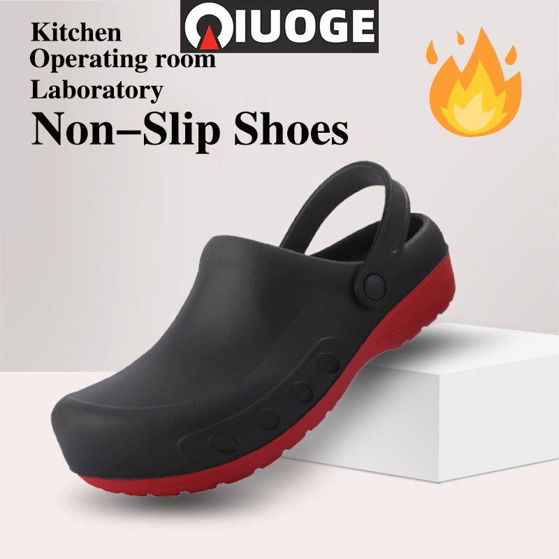 Giày đế dày chống nước chống dầu không trơn trượt size lớn dành cho đầu bếp