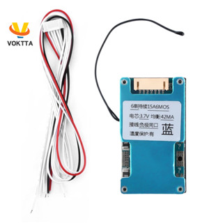 Bảng Mạch Cân Bằng Pin voktta lifepo4 bms 6s 22.2v 15a 20a 25a Với Cổng ntc Cho Xe Điện