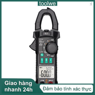Kẹp vạn năng kế kỹ thuật số tự động đo dòng điện fuyi ac dc 6000 hiển thị nhiệt độ đa năng