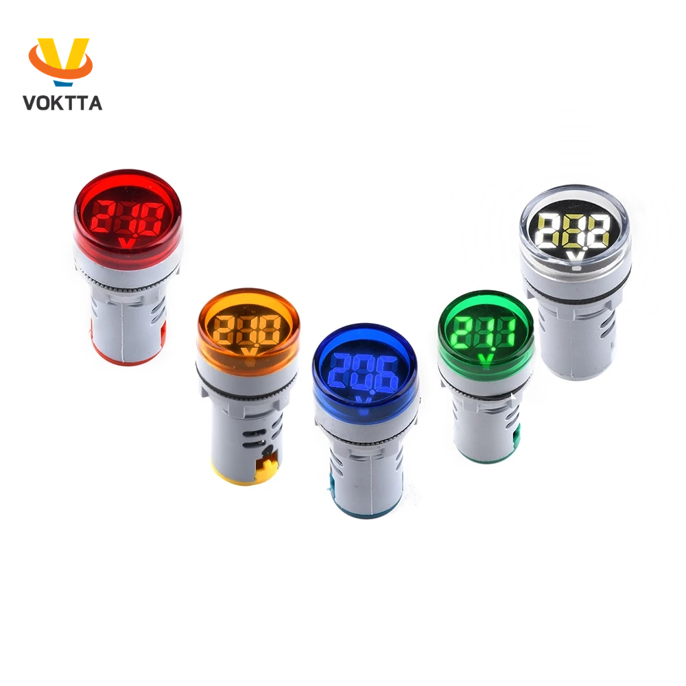 Vôn Kế Kỹ Thuật Số mini dc6-100v 22mm