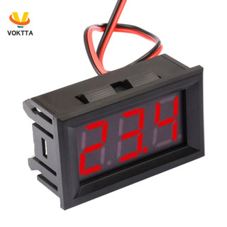 Vôn kế kỹ thuật số voktta 0.56 inches led dc 2 dây 4.5v-30v hiển thị điện áp cho xe máy