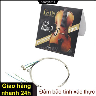 Trọn bộ dây đàn vĩ cầm (E-A-D-G) lõi thép bọc bạc niken với đầu mạ niken