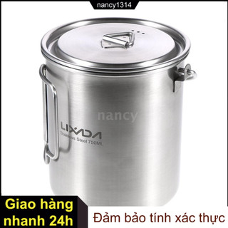 Cốc gấp gọn có nắp đậy dùng cho các hoạt động ngoài trời 750ml
