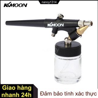 Súng phun sơn airbrush KKMoon đơn động tác dạng hút cho trang điểm/vẽ tranh/làm móng/xăm 0.8mm