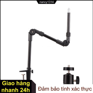 Giá Đỡ Kim Loại Gấp Gọn Linh Hoạt Andoer St-01 Đầu Bi 1 / 4 Inch Tải Trọng 3kg Cho Đèn Led / Webcam