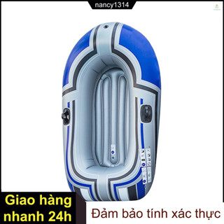  Dòng Thuyền Bơm Hơi Thuyền Kayak Bơm Hơi Dày Thuyền Kayak Câu Cá Thuyền Một Người Chơi Dưới Nước Du Lịch Giải Trí Ngoài Trời Thuyền 150Cm  không bao gồm mái chèo  