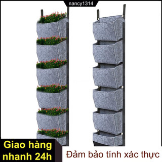 Túi Trồng Cây Treo Tường 6 Ngăn 42x12 Inch