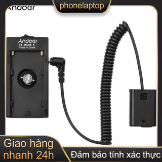 Bộ đế pin andoer np-f970 f750 + giá đỡ pin fw50 dummy cho máy ảnh sony a7 / a7r / a7s / a7ii / a7rii / a7s / a6500 / a6400 / a6500