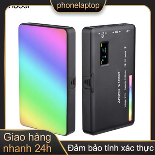 Đèn led Trợ Sáng Quay video andoer w140 rgb cri95 + 2500k-9000k 20 Hiệu Ứng Ánh Sáng lcd Có Thể Sạc Lại Cho Quay video