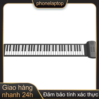 Đàn Piano Cuộn 61 Phím Có Loa Tích Hợp 16 Tông 6 Demos Hỗ Trợ Ghi Âm