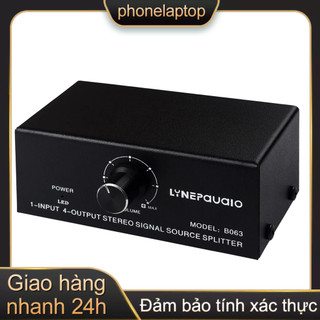 Nguồn chia tín hiệu âm thanh rca b063 1 trong 4 đầu ra chuyên dụng