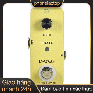 Bàn đạp hiệu ứng đàn guitar điện m-vave phaser bằng hợp kim kẽm vỏ hợp kim kẽm