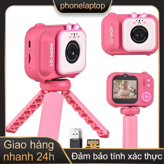 Máy Ảnh Kỹ Thuật Số Mini 1080P Màn Hình 48MP 2.4 Inch IPS Với Thẻ Nhớ 32GB Và Đầu Đọc Thẻ Nhớ Cho Bé