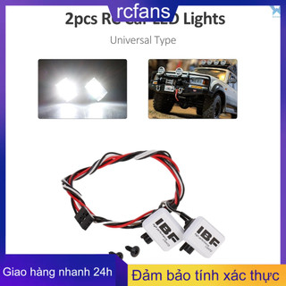 Bộ 2 đèn led ánh sáng trắng 5.5-11v Rc trang trí cho xe hơi điều khiển từ xa