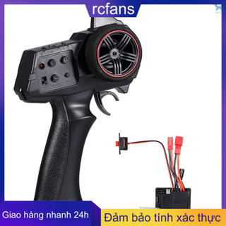 Bộ điều khiển từ xa rs austar ax-7s 2.4g esc 2 trong 1 cho xe hơi rc thuyền rc 1/ 14 1/ 16 1/ 18 1/ 24 1/ 28 1/ 32