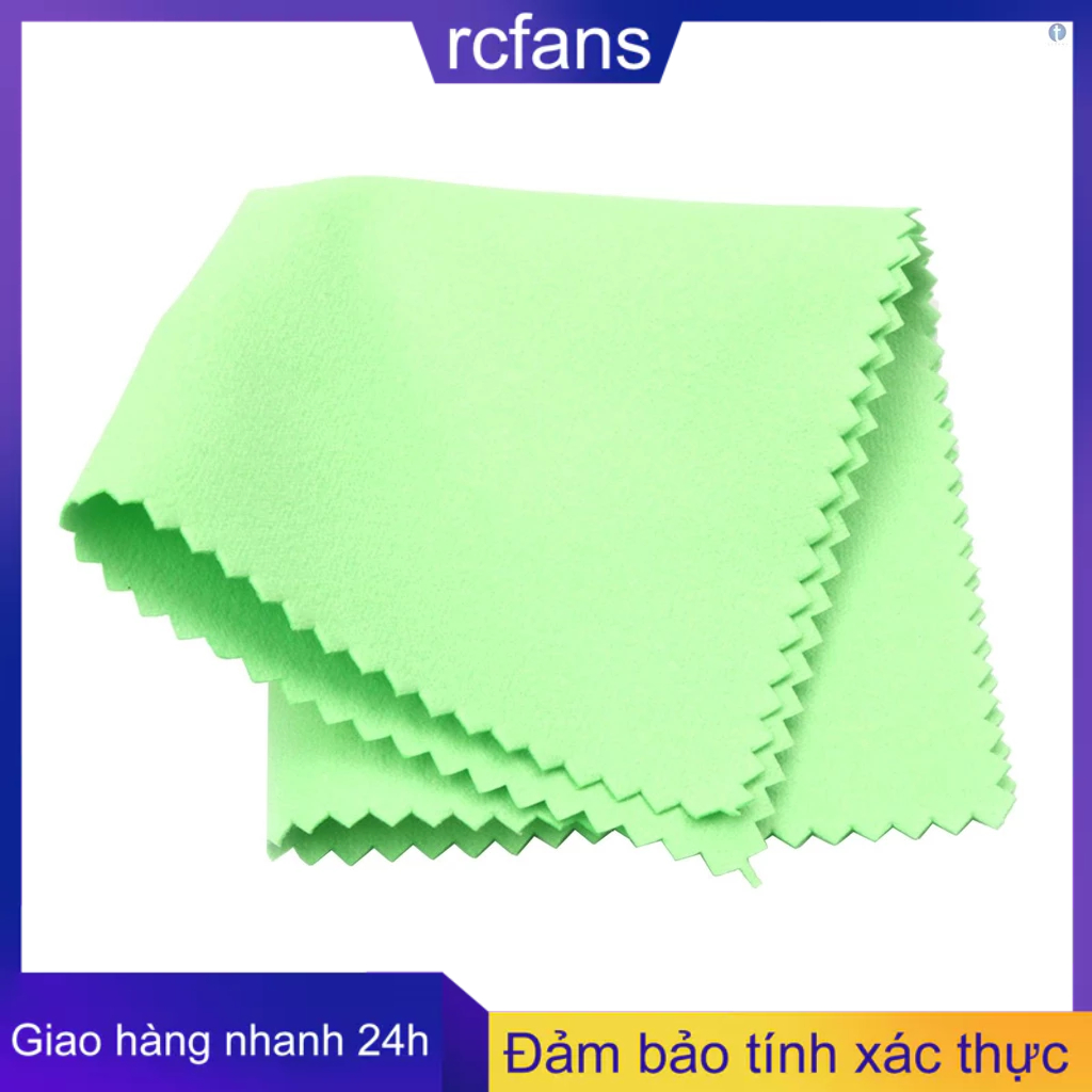 Khăn Lau Đánh Bóng Bằng Sợi Micro Hai Mặt Kích Thước 15cm * 15cm Chuyên Dụng Cho Đàn Guitar Bass Violin
