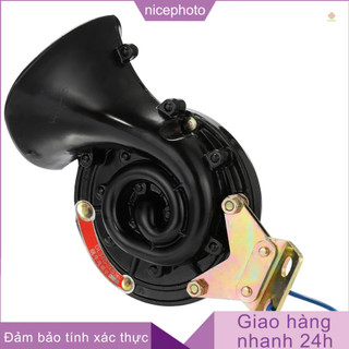 Còi Điện Tử Chống Nước Màu Đen 105db 12v / 24v Cho Xe Hơi / Xe Tải / Tàu Thuyền