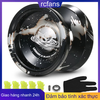 Đồ Chơi Yoyo Bằng Nhôm Có Dây Vòng Bi Và Găng Tay