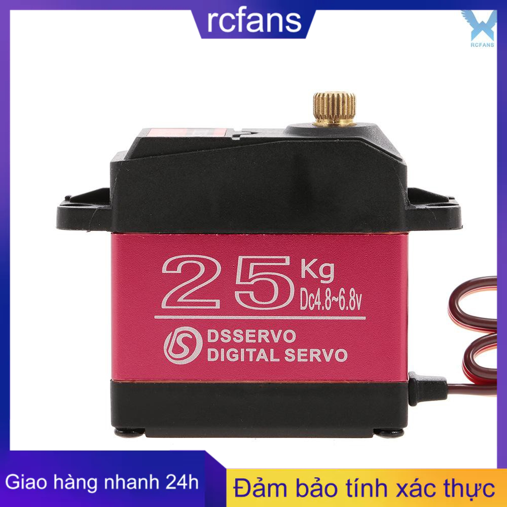 4pcs DSSERVO DS3225 Digital Servo 25KG Metal Gear High Torque Waterproof for RC Traxxas HSP Car Boat