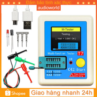 Đồng Hồ Đo Điện Trở lcr-t7 Màn Hình Màu Đa Năng Cho diode triode triode lcr npn pnp