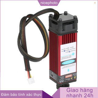 Mô đun laser 10w 450nm đầu laser khắc laser độ chính xác cao điều chỉnh độ chính xác cao bằng nhựa da / gỗ / acrylic khắc laser