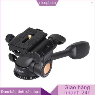 Andoer đầu bi chân máy ảnh 3 chiều q08 tháo lắp nhanh cho chân máy ảnh dslr