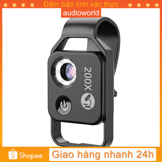 Kính hiển vi kẹp điện thoại / trang sức chuyên nghiệp apexel ms002 200x tes